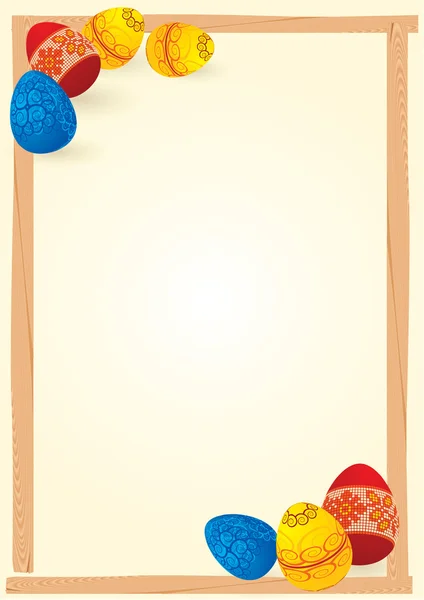 Cadre de Pâques . — Image vectorielle