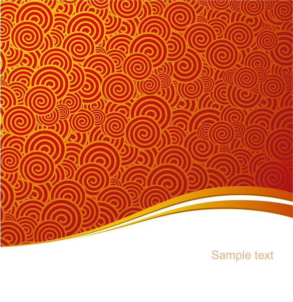 Red and gold China style vector background. — Stock Vector © mustahtar