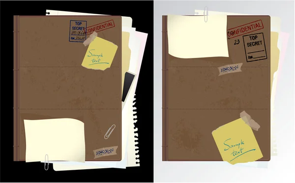 Secret folder. — Stock Vector