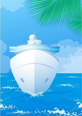 Cruise. vektör.