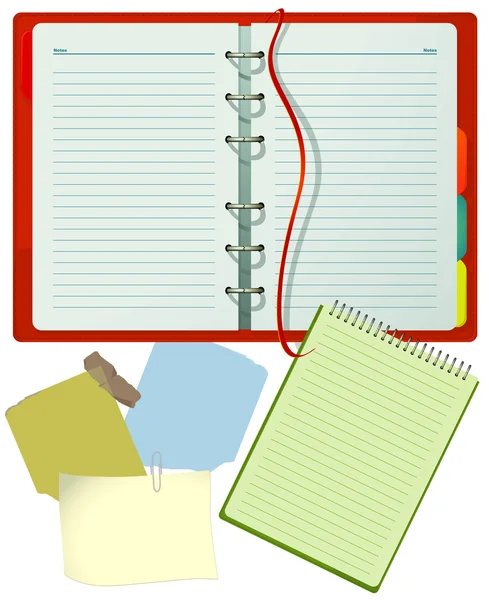 Office papers. — Stock Vector