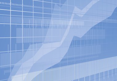 Mavi grafik vektör arka plan.