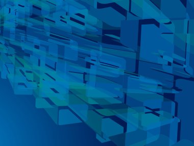 Mavi alan sualtı soyut