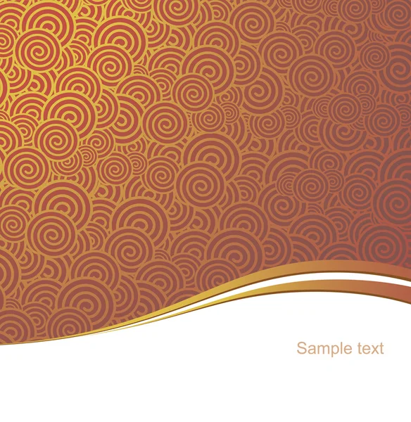 Red and gold China style vector background. — Stock Vector © mustahtar