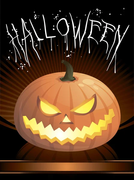 Halloween affisch. — Stock vektor