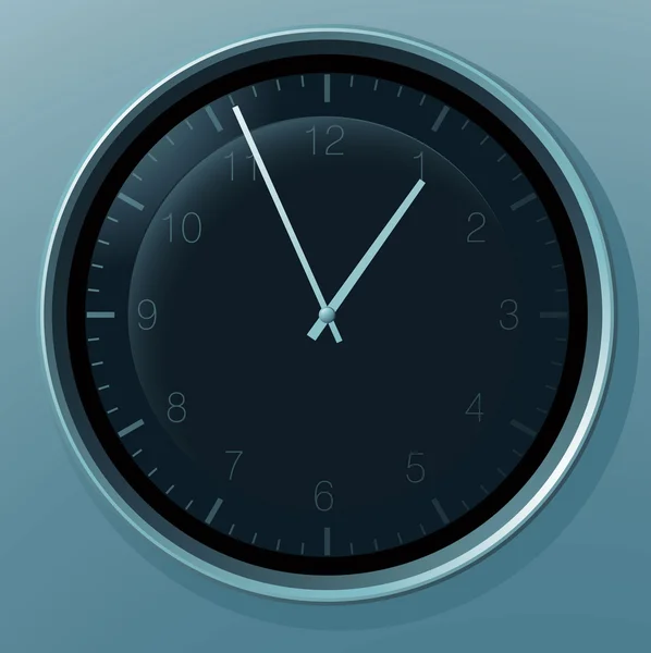 Reloj de oficina . — Vector de stock