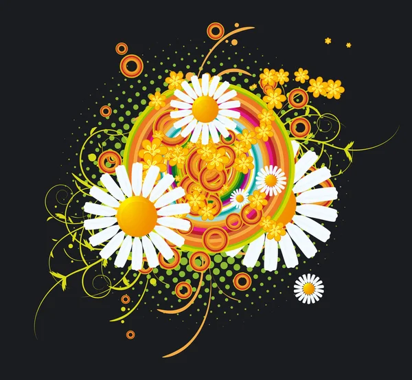 Floral vector abstract. — Stock Vector