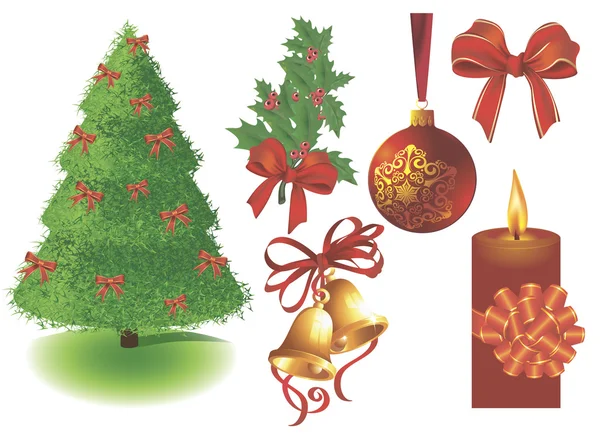 Christmas design elements. — Stock Vector