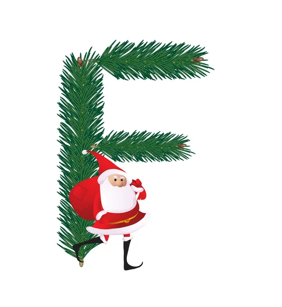 Fourrure de Noël ABC — Image vectorielle