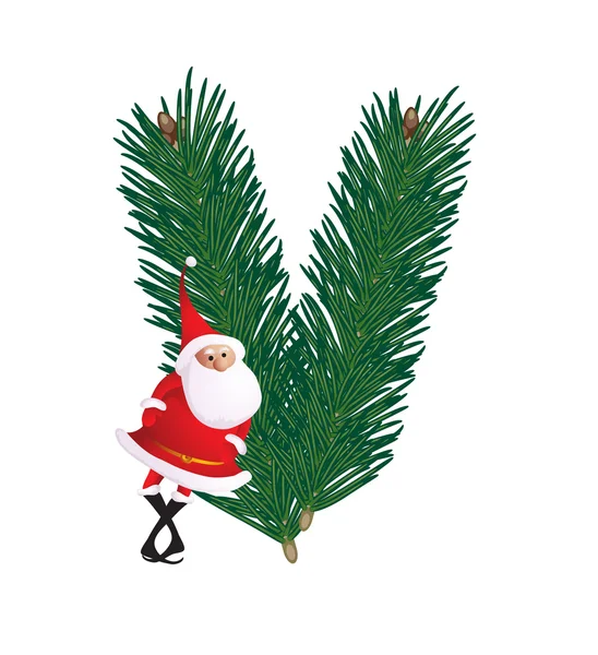 Fourrure de Noël ABC — Image vectorielle