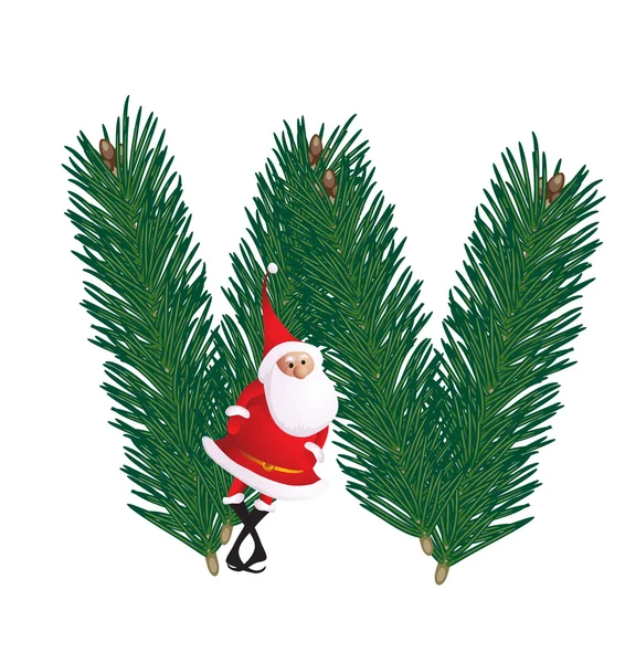 Fourrure de Noël ABC — Image vectorielle