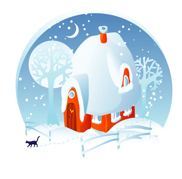 Christmas home. — Stock Vector