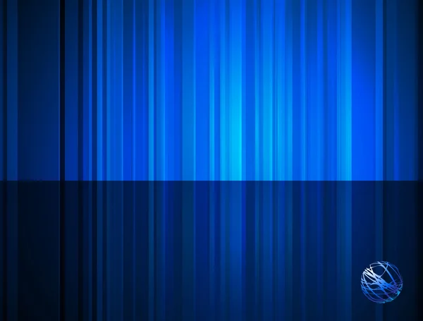 Blue reflection abstract background. — Stock Vector