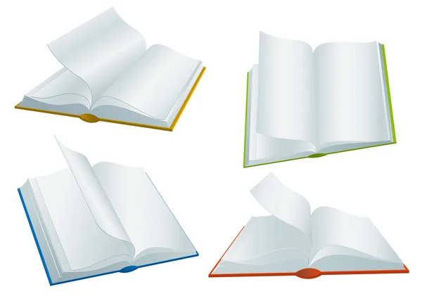 Libros. Vector . — Vector de stock