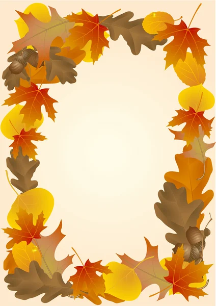 Autumn decoration. — Stock Vector