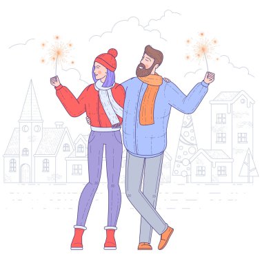 Genç çiftin ışıkları parlıyor