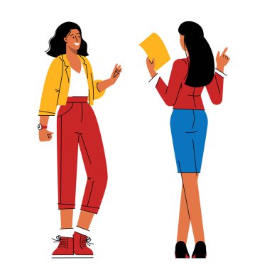 Yöneticiler iş konularını tartışıyor