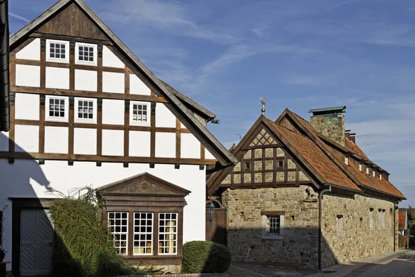 Casa in legno in Bassa Sassonia, Germania, Europa — Foto Stock