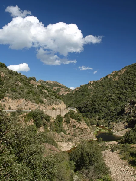 River Rio Cannas, Südostsardinien, Italien, Europa — Stockfoto