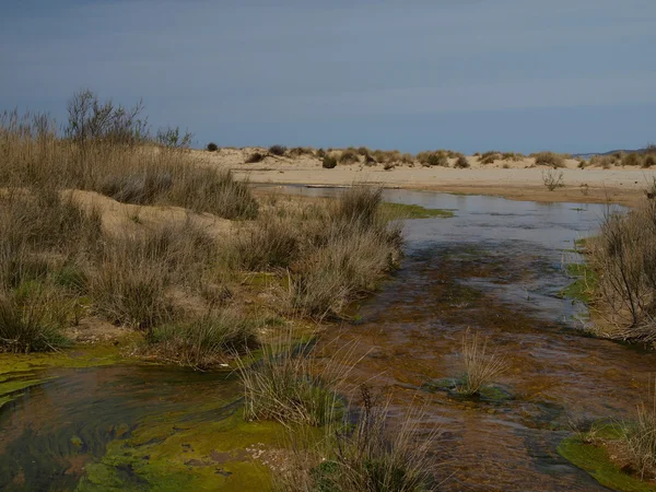 Piscinas, Duna krajiny v costa verde, jihozápadě Sardinie, Itálie, Evropa — Stock fotografie