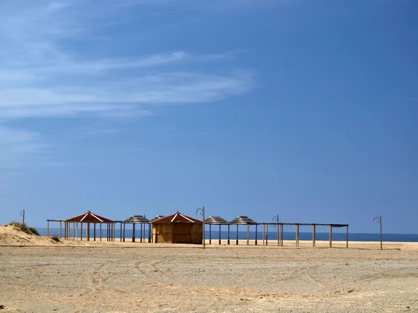 客栈、 沙丘景观在哥斯达黎加佛得角，西南撒丁岛，意大利，欧洲 — 图库照片