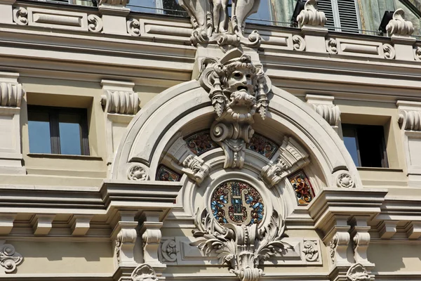 Seaside facade of the Salle Garbier, home of the opera de Monte Carlo — Stock Photo, Image