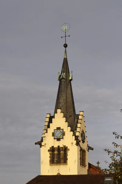 Hilter am Teutoburger Wald, johannis der taeufer kerk, ev. Lutherse kerk in het osnabruecker land, Neder-Saksen, Duitsland, Europa — 스톡 사진