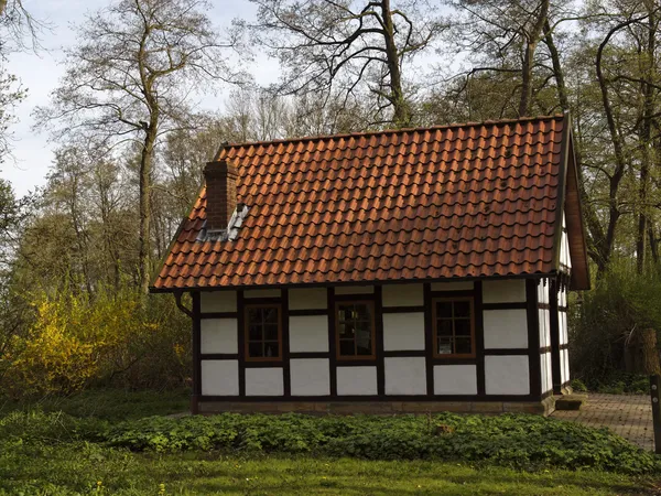 Gellenbecker kvarn i hagen, lägre Sachsen, Tyskland, Europa — Stockfoto