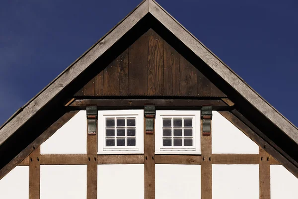 Fachwerkhaus in Niedersachsen, Deutschland, Europa — Stockfoto