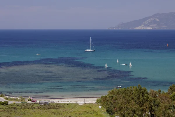 Saint-florent-Golfe de st-florent, Korsika, Frankrike — Stockfoto