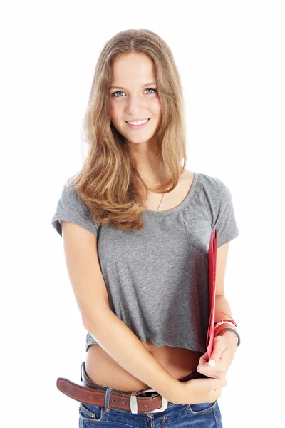 Ler teenage student — Stockfoto