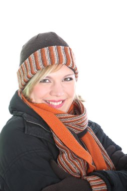 Kış ensemble şık kadın