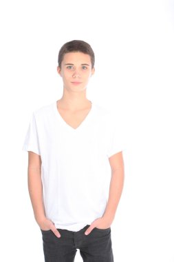 ciddi genç genç çocuk