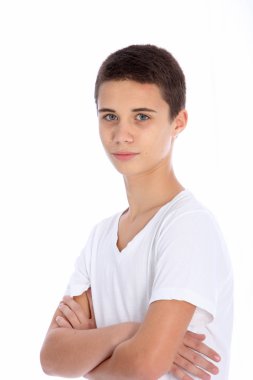 ciddi genç çocuk