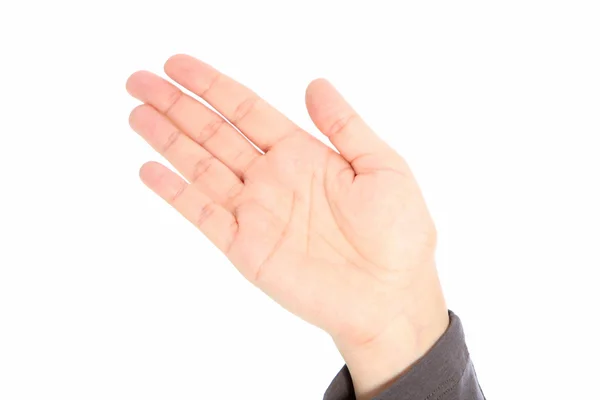 Eine Handfläche, eine Hand eine Handfläche, eine Hand — Stockfoto