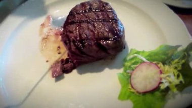 timeplapse yenmek ızgara biftek