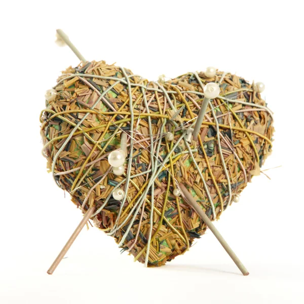 Heart shaped potpourri — Stock Photo, Image