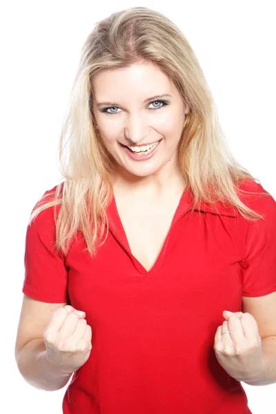 Mujer feliz — Foto de Stock