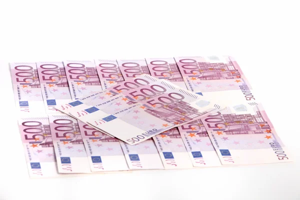 Array de billetes en euros — Foto de Stock