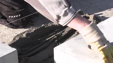 büyük çimento tuğla döşeme çimento