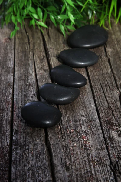 Basalt spa massage stones — Stock Photo, Image