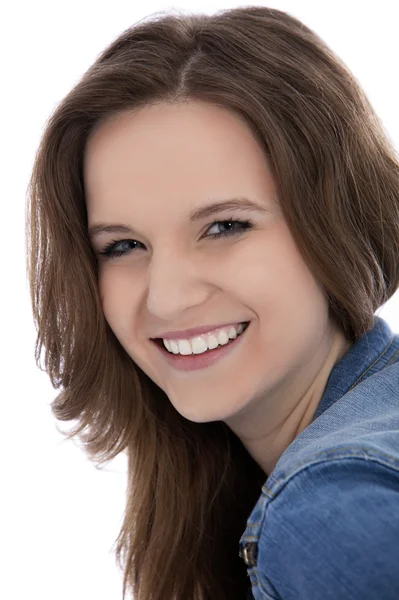 Mujer sonriente — Foto de Stock