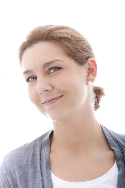 Smiling young woman Stock Image