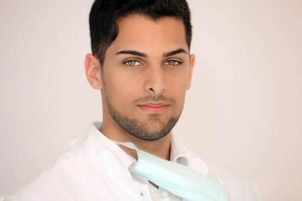 Handsome serious male doctor — Stock Photo, Image