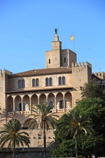 Palazzo Reale dell'Almudaina, Palma — Foto Stock