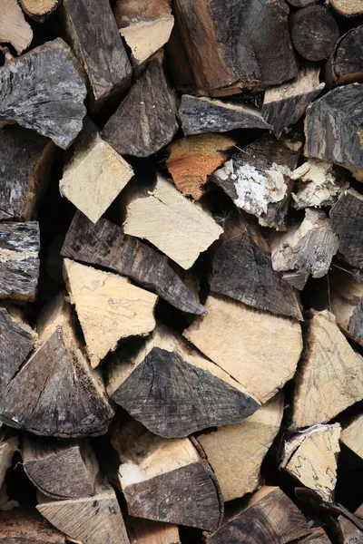 Voorraad van gehakte hout — Stockfoto