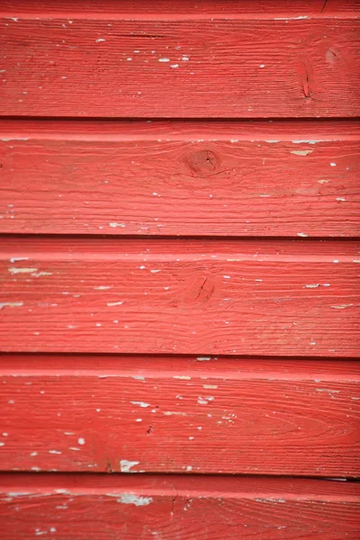 Texture en bois peint en rouge — Photo