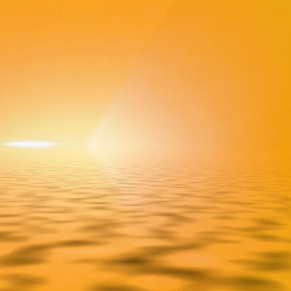 金色の光沢のある背景にぼやけ波紋 — ストック写真