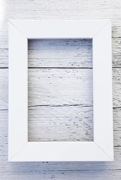 Simple rustic white frame and textured background