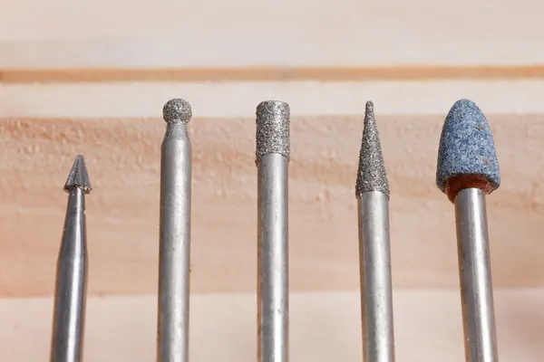 Set of metal woodworking tools — Stock Photo, Image
